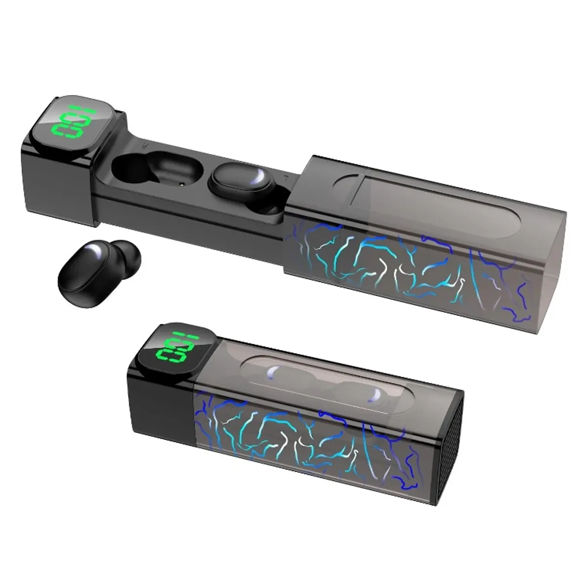 GENERICO - Audifonos Inalambricos Bluetooth TWS E50 5.1 Con Power Bank y Touch