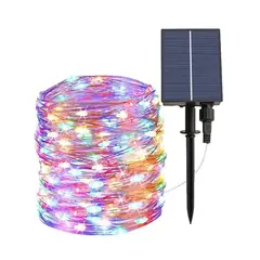 GENERICO - Guirnalda Solar Luces Hada Luces Led Navidad 20mts 200 Led