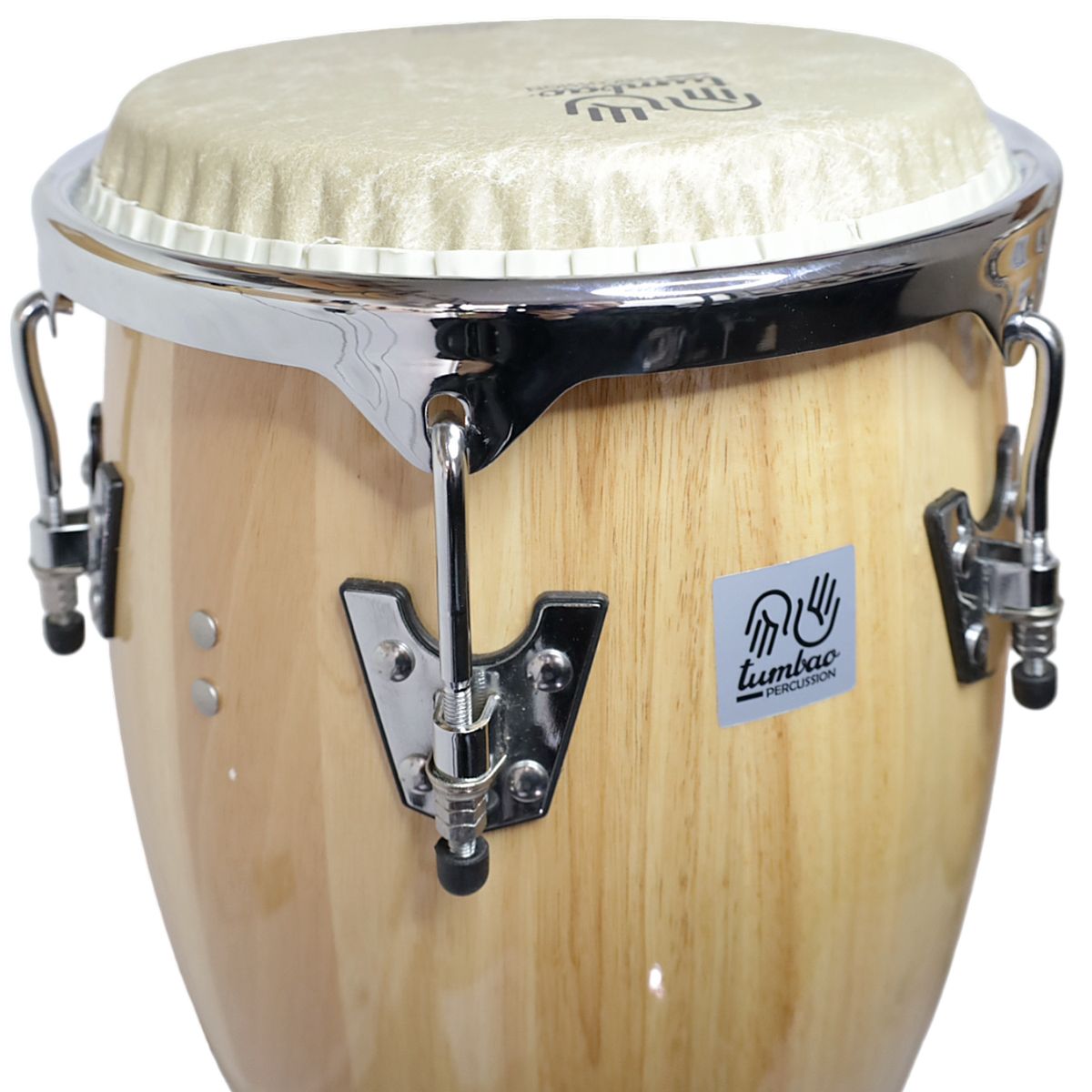 TUMBAO - Set conga 11.75 & 12.5 xH30'' natural + stand