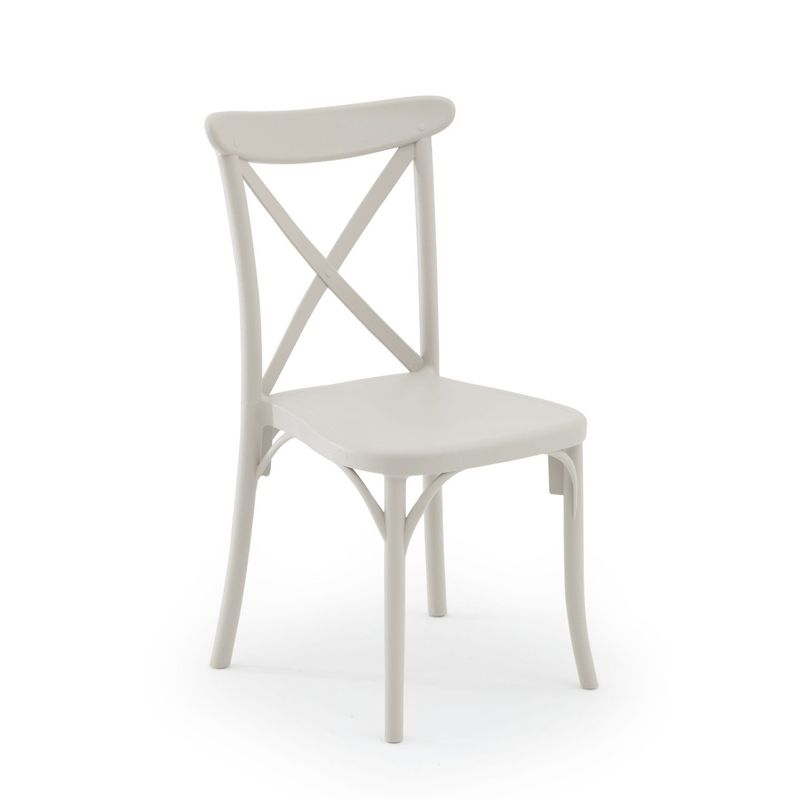 ROCA NEGRA - Silla Capri Crossback color Beige