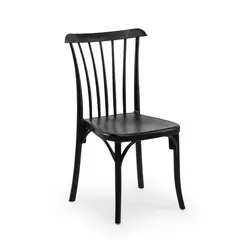 ROCA NEGRA - Silla Gozo de polipropileno reforzado con fibra de vidrio color Negro