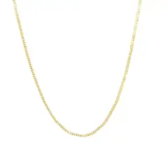 ANDREA COGGIOLA JOYAS - Cadena Chadi Eslabón Plano Enchapado Oro 18K