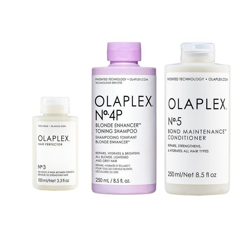 OLAPLEX - Kit Olaplex Reparación y Mantención de Rubios