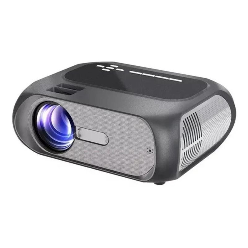 DETODOYMAS - Proyector Led HDMI 2USB altavoz incorporado - Gris