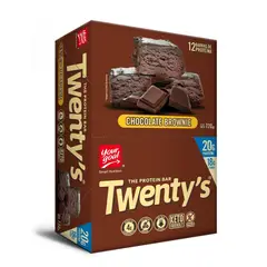 YOURGOAL - Barras De Proteina Twentys 12u Chocolate Brownie.
