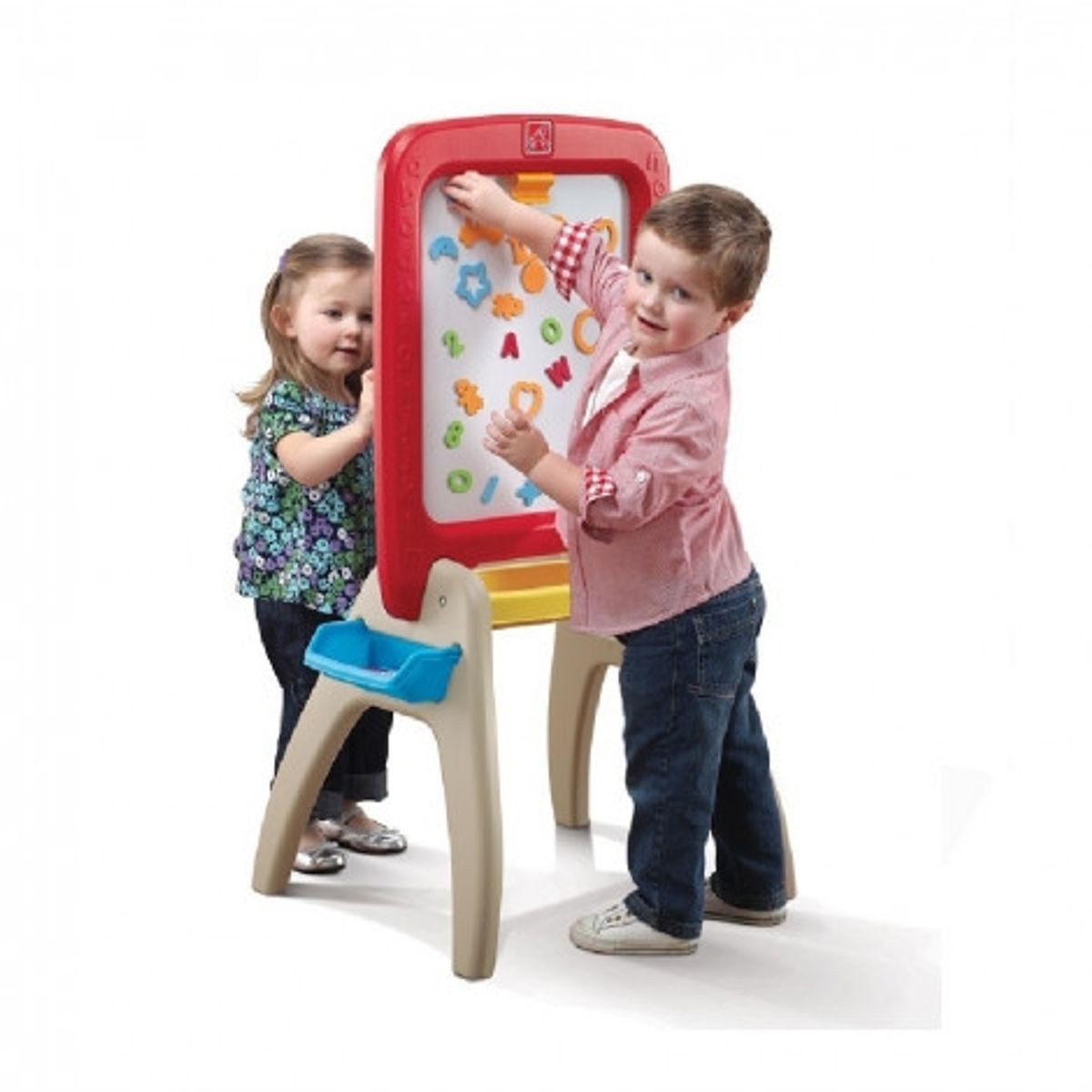 STEP 2 - Caballete Infantil Pintor Dual Rojo