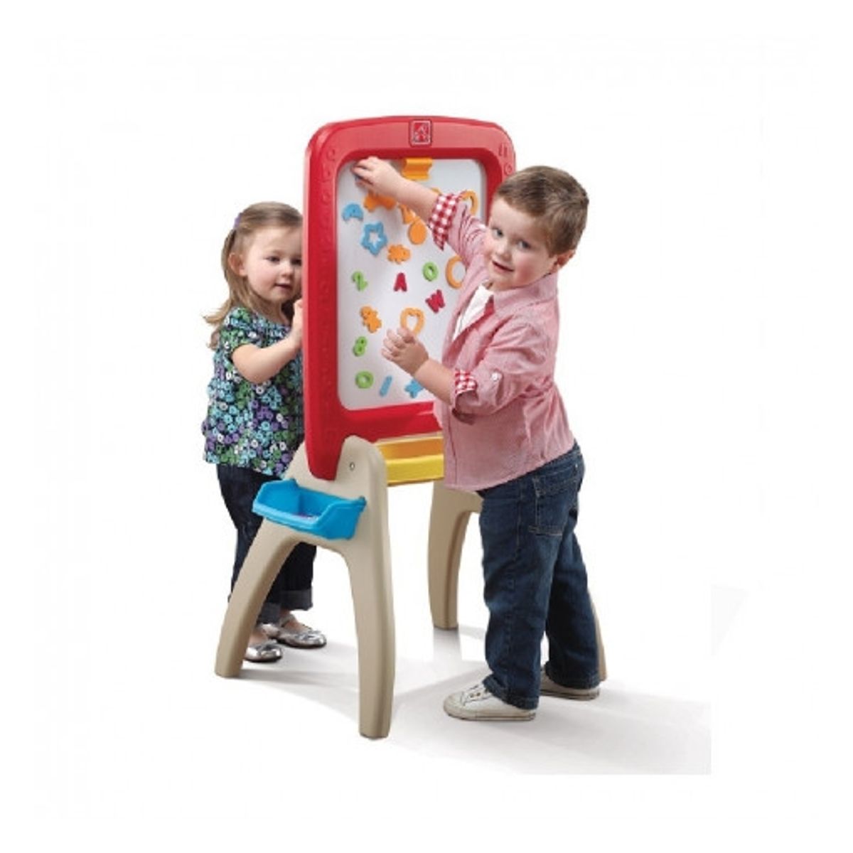 STEP 2 - Caballete Infantil Pintor Dual Rojo