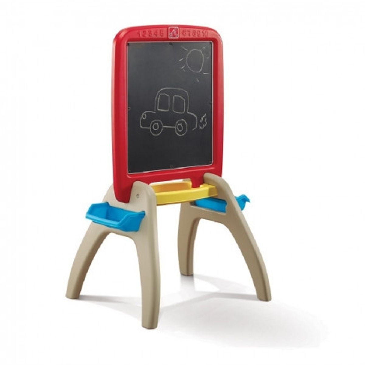 STEP 2 - Caballete Infantil Pintor Dual Rojo