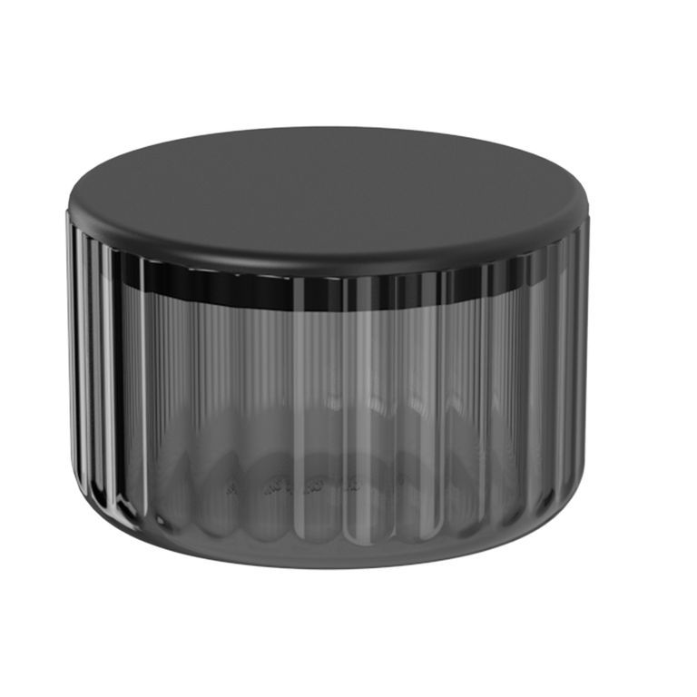 Porta Algodon Joyero Groove Classic Negro
