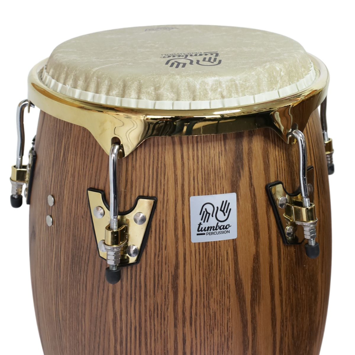 TUMBAO - Set conga 11.75 & 12.5xH30'' café oscuro + stand