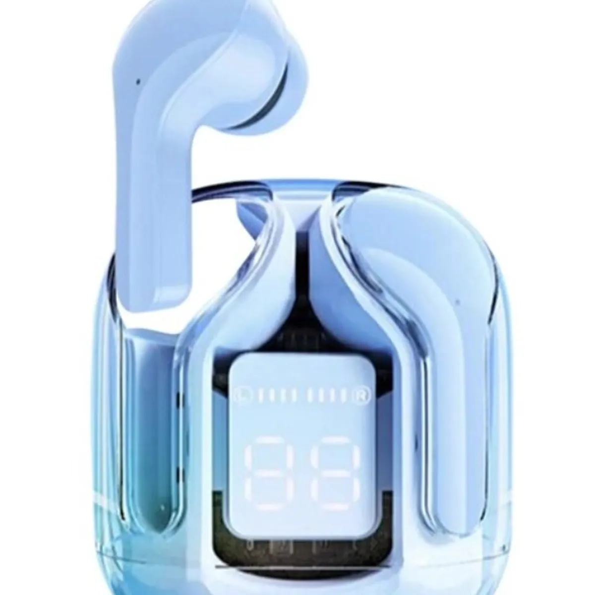 GENERICO - Audifonos Inalambricos Bluetooth Air31 Con Power Bank TransparenteLed