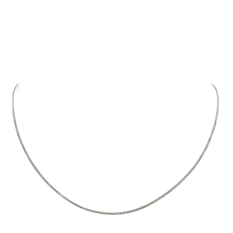 ANDREA COGGIOLA JOYAS - Cadena Box Veneciana 40cm Plata Fina 925