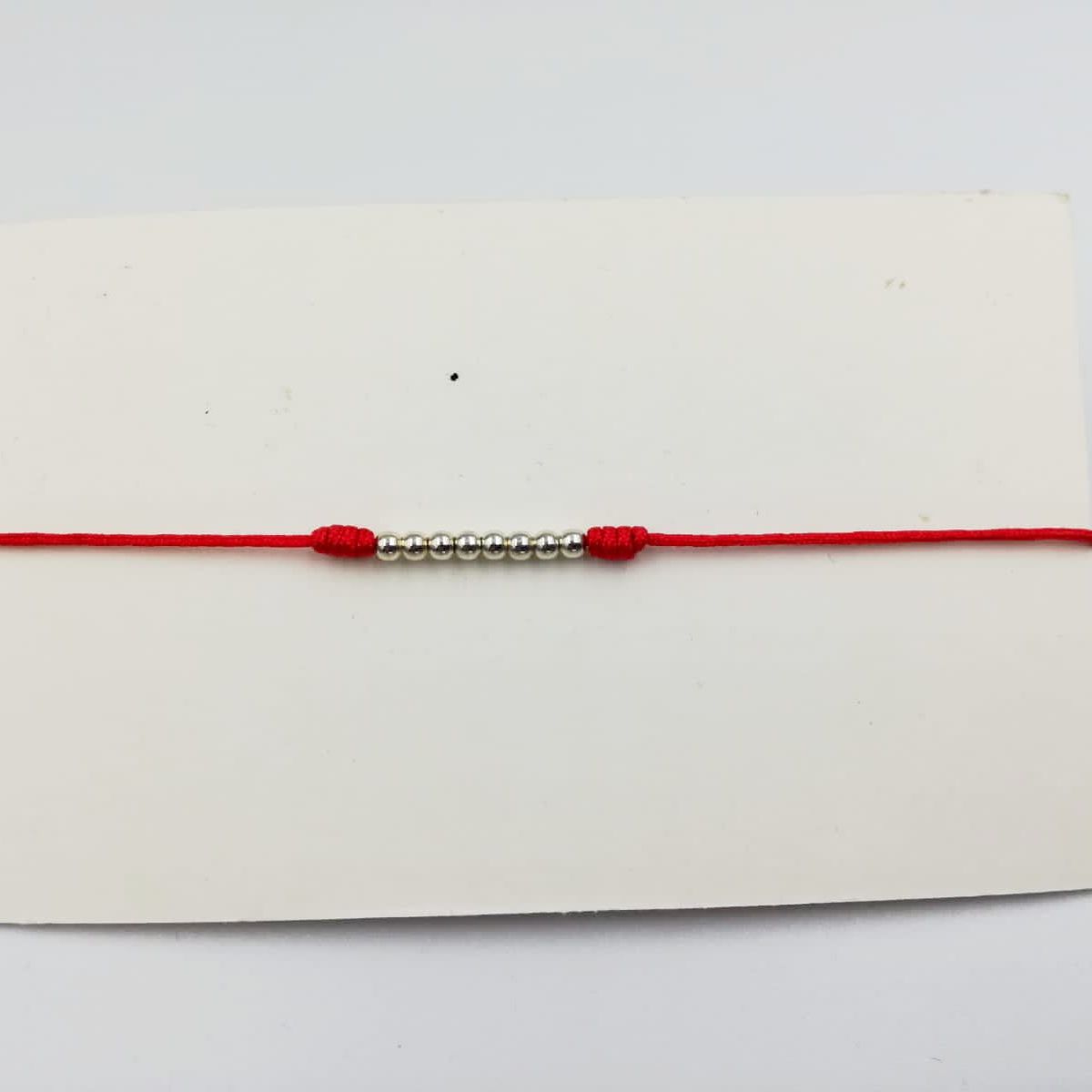 GENERICO - Pulsera Hilo Rojo y Mostacillas