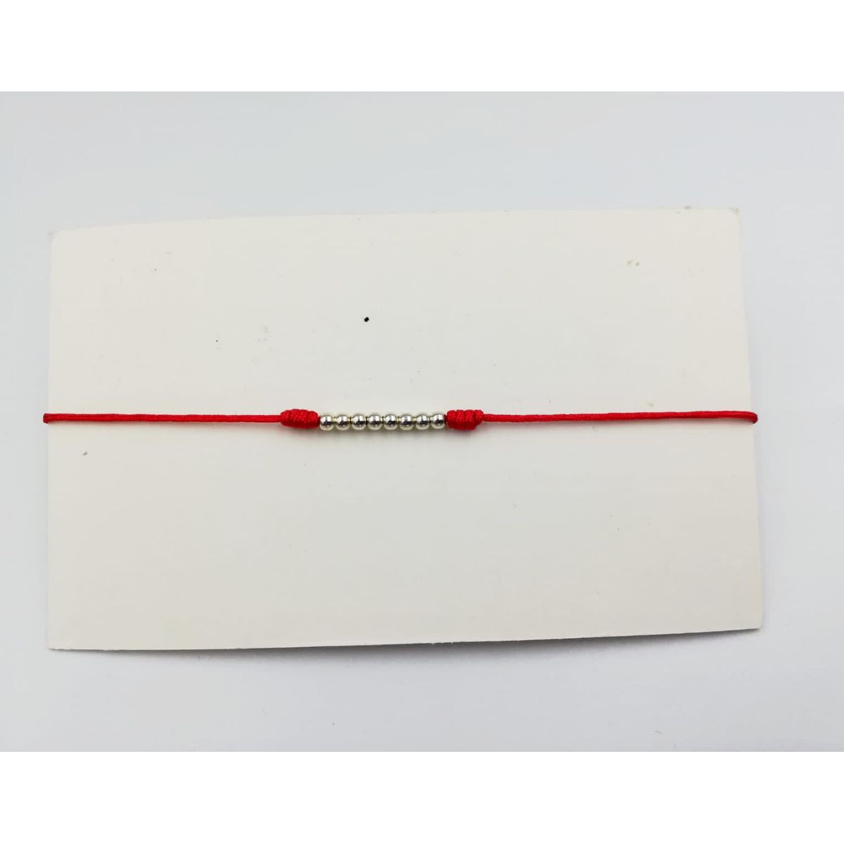 GENERICO - Pulsera Hilo Rojo y Mostacillas