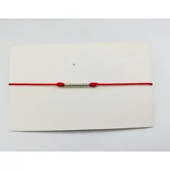 GENERICO - Pulsera Hilo Rojo y Mostacillas
