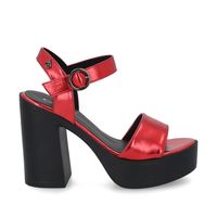 Sandalia Mujer Roja 45961