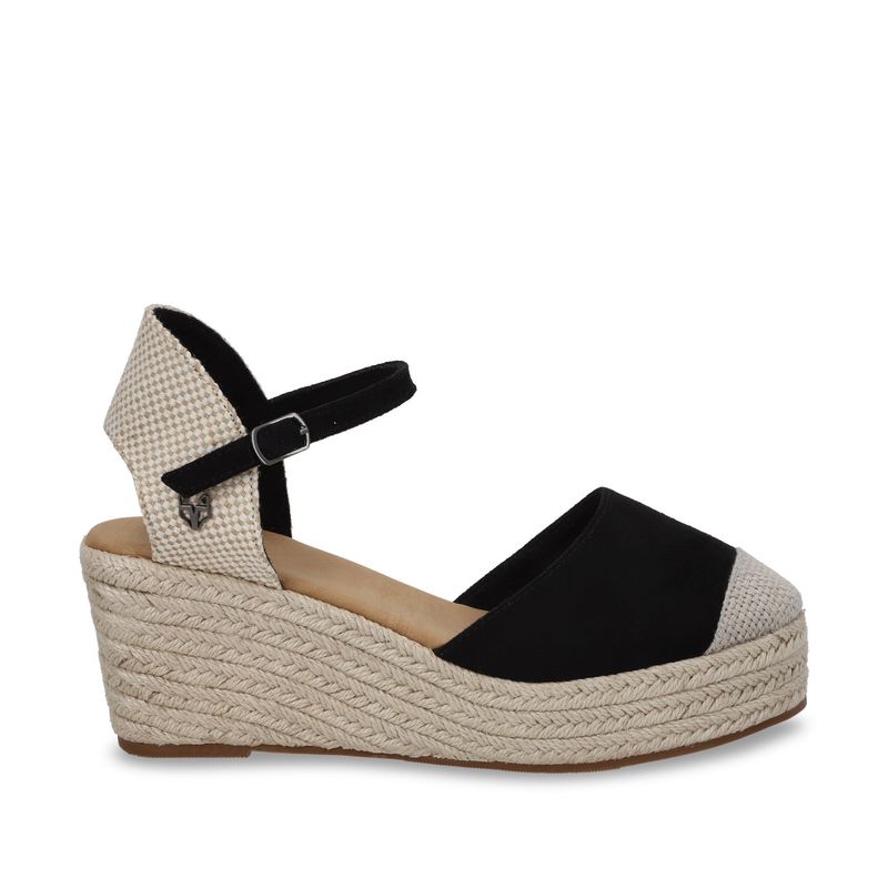 GOTTA - Sandalia Mujer Yute Negra 45711 Gotta