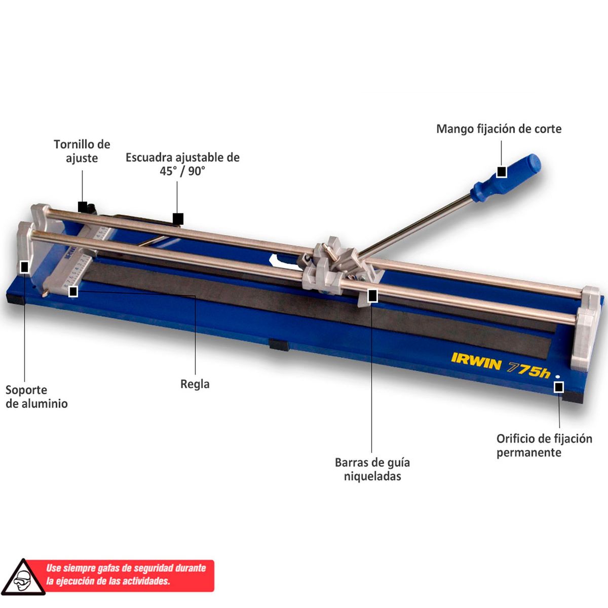 IRWIN - Cortador de piso cerámica y porcelana 75cm IRWIN