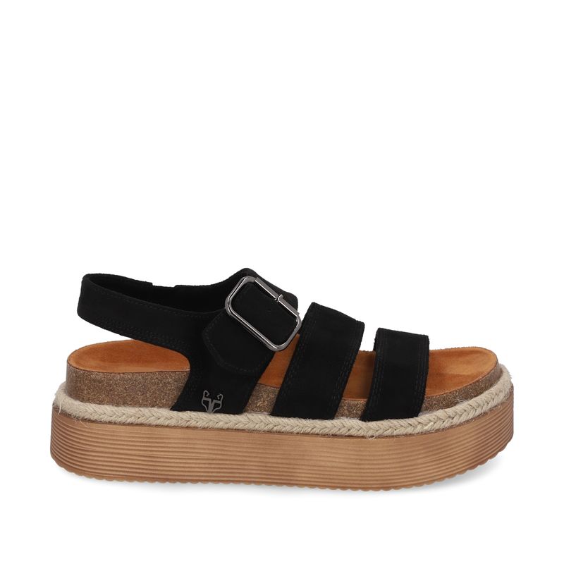 GOTTA - Sandalia Mujer Negra  45862