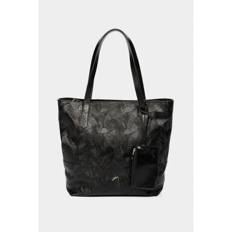VELEZ - Vélez Shopping Denver De Cuero Para Mujer Placa Palmera Negro