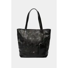 VELEZ - Vélez Shopping Denver De Cuero Para Mujer Placa Palmera Negro