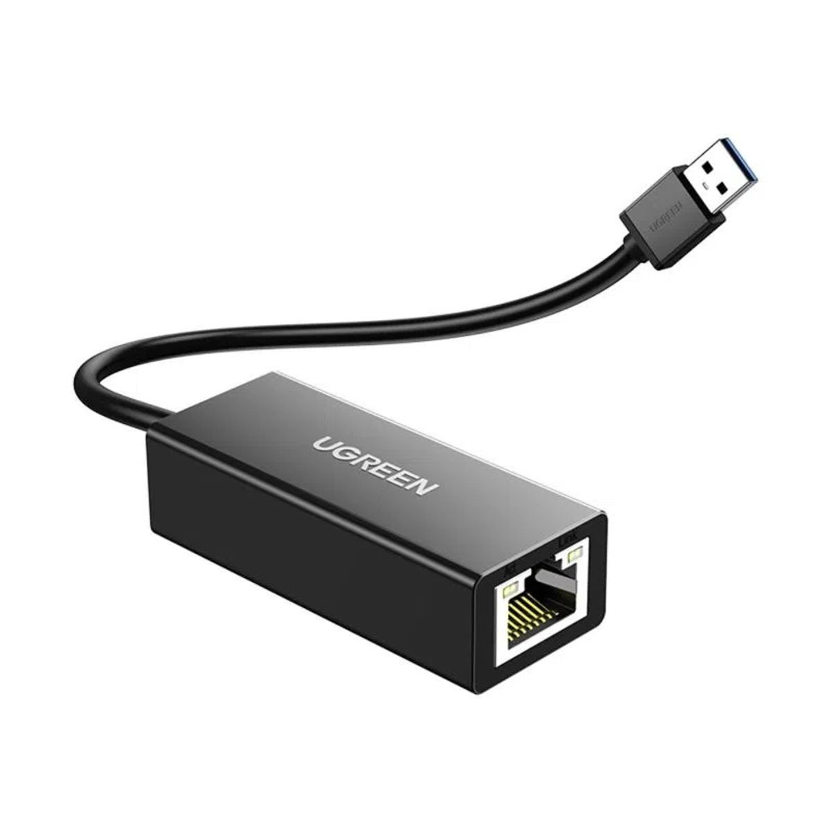 UGREEN - Adaptador Para Internet USB-A 3.0 /RJ45 GIGABIT ABS NEGRO
