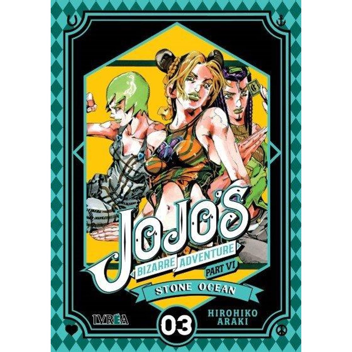 IVREA ESPAÑA - Manga Jojos Bizarre Adventure Parte 6 Stone Ocean 3 - Ivrea Argentina