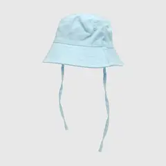COLLOKY - Sombrero de bebé niño de gabardina celeste (0 a 9 meses) M