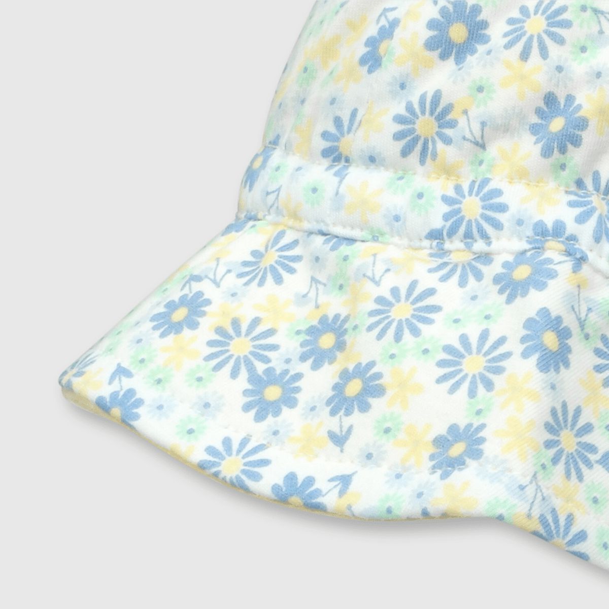 COLLOKY - Sombrero de bebé niña de algodón celeste (0 a 9 meses) M