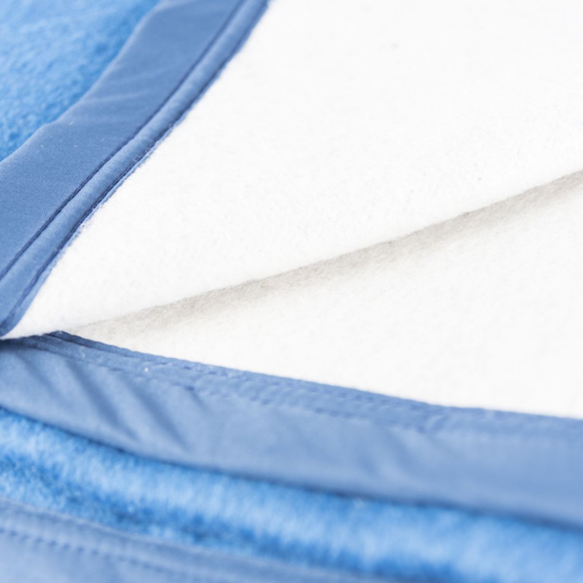 EL CASTILLO FRAZADAS - Frazada 70% Lana, 30% Acrílico Azul 2,5 plazas