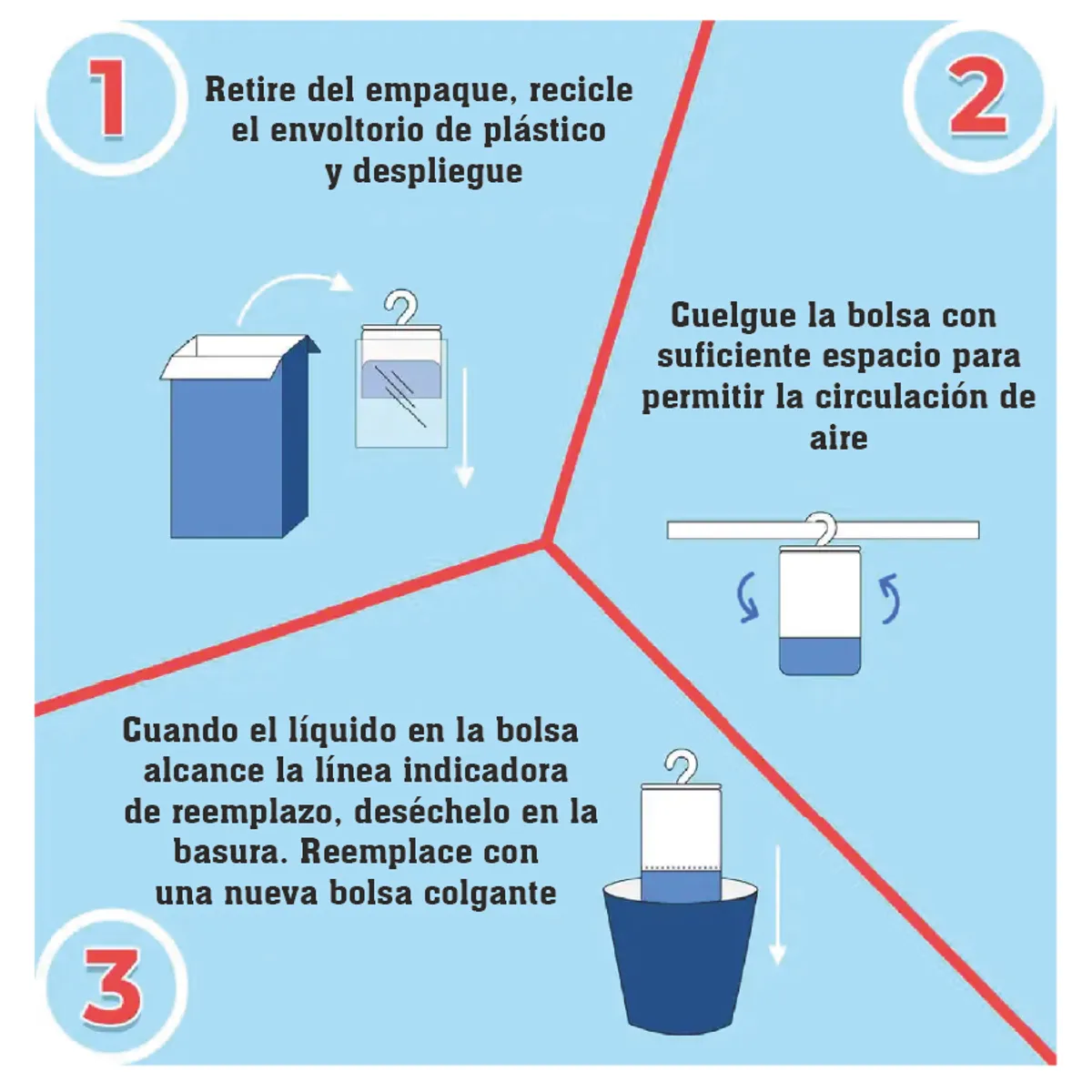 GENERICO - Amahogar - Absorbedor de Humedad  en Colgador 250 grs
