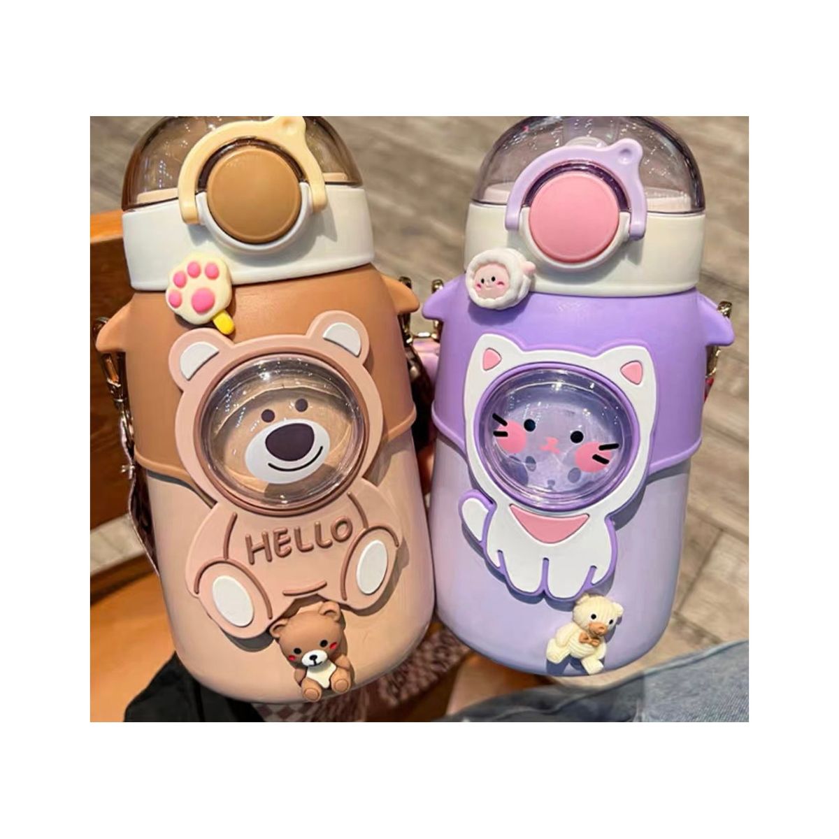 GENERICO - Termo Botella Para Agua Caliente Y Fría Para Niños 600ml