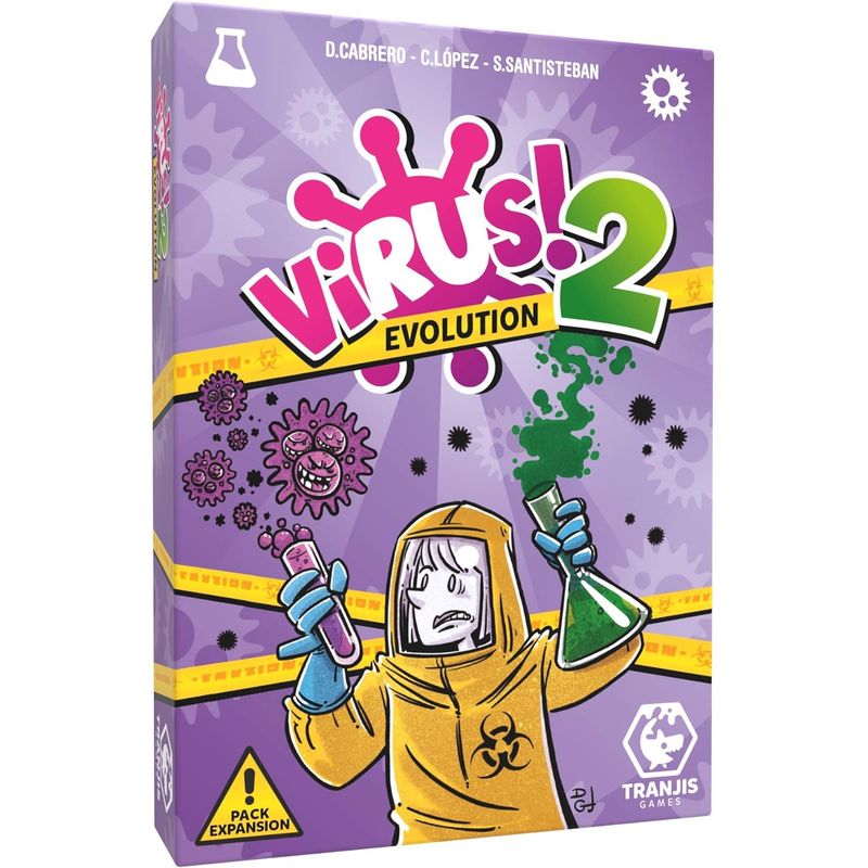 TRANJIS GAMES - Virus! 2 (EXPANSION) ¡El juego de cartas más contagioso!