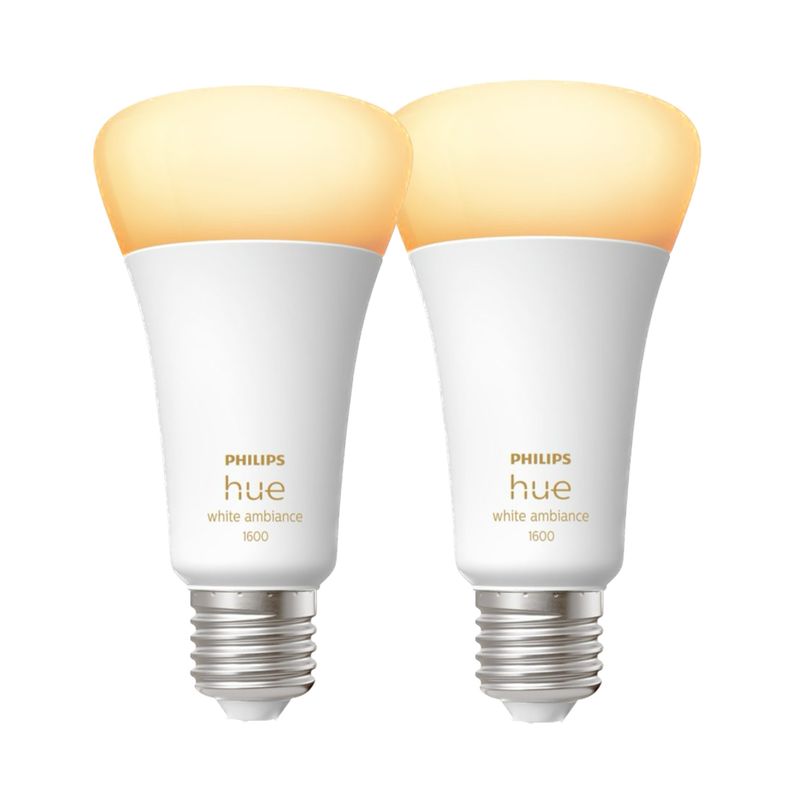 PHILIPS HUE - Set 2 Philips Hue White Ambience 1600Lm Calido & Frio Zigbee BT E27