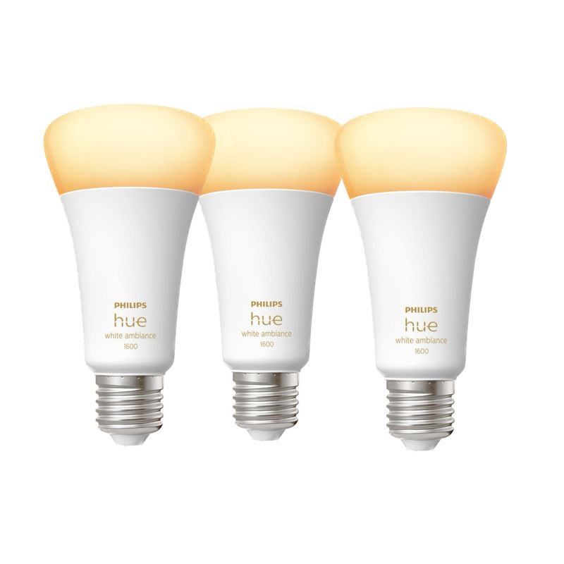 PHILIPS HUE - Set 3 Philips Hue White Ambience 1600Lm Calido & Frio Zigbee BT E27