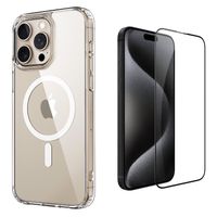Carcasa Con Magsafe Para iPhone 15 Pro + Lamina De Vidrio