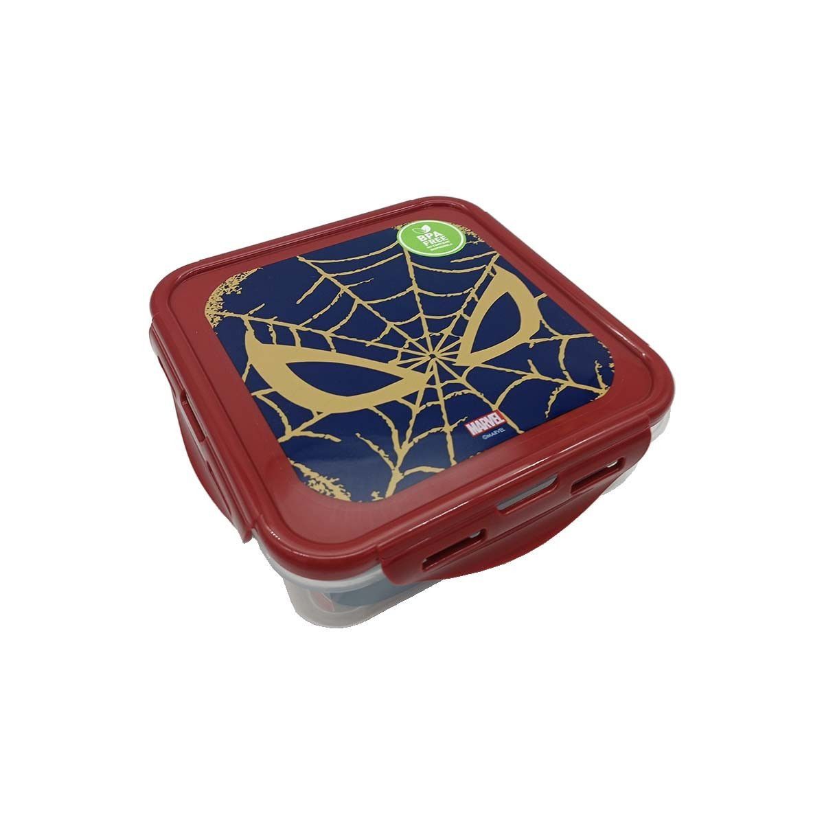 MARVEL - Hermético Plástico Cuadrado 750ml Spiderman MARVEL SPIDERMAN