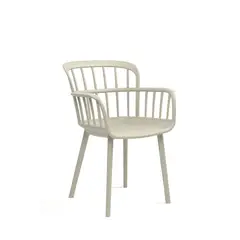 ROCA NEGRA - Silla Eva de polipropileno reforzado con fibra de vidrio color Beige