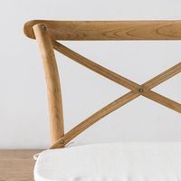 Banqueta Veracruz Con Cojin Natural Amoblé