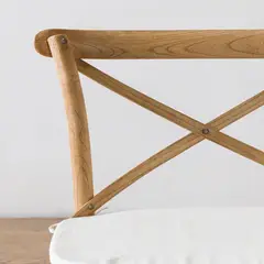 AMOBLE - Banqueta Veracruz Con Cojin Natural Amoblé
