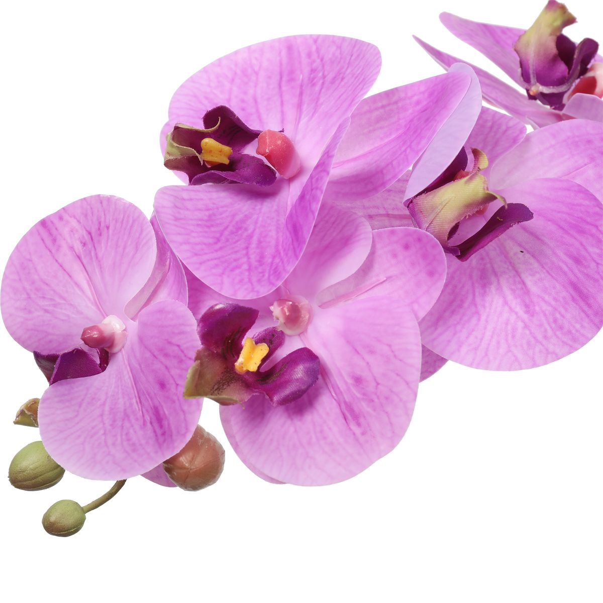 VADELL - Orquídea morada de 52 cm en macetero plástico Vadell Home.