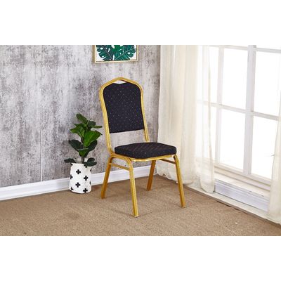 Imagen 2 del producto Pack 4 Silla Tapizada Eventos Fiestas Conferencias Comedor - NEGRO