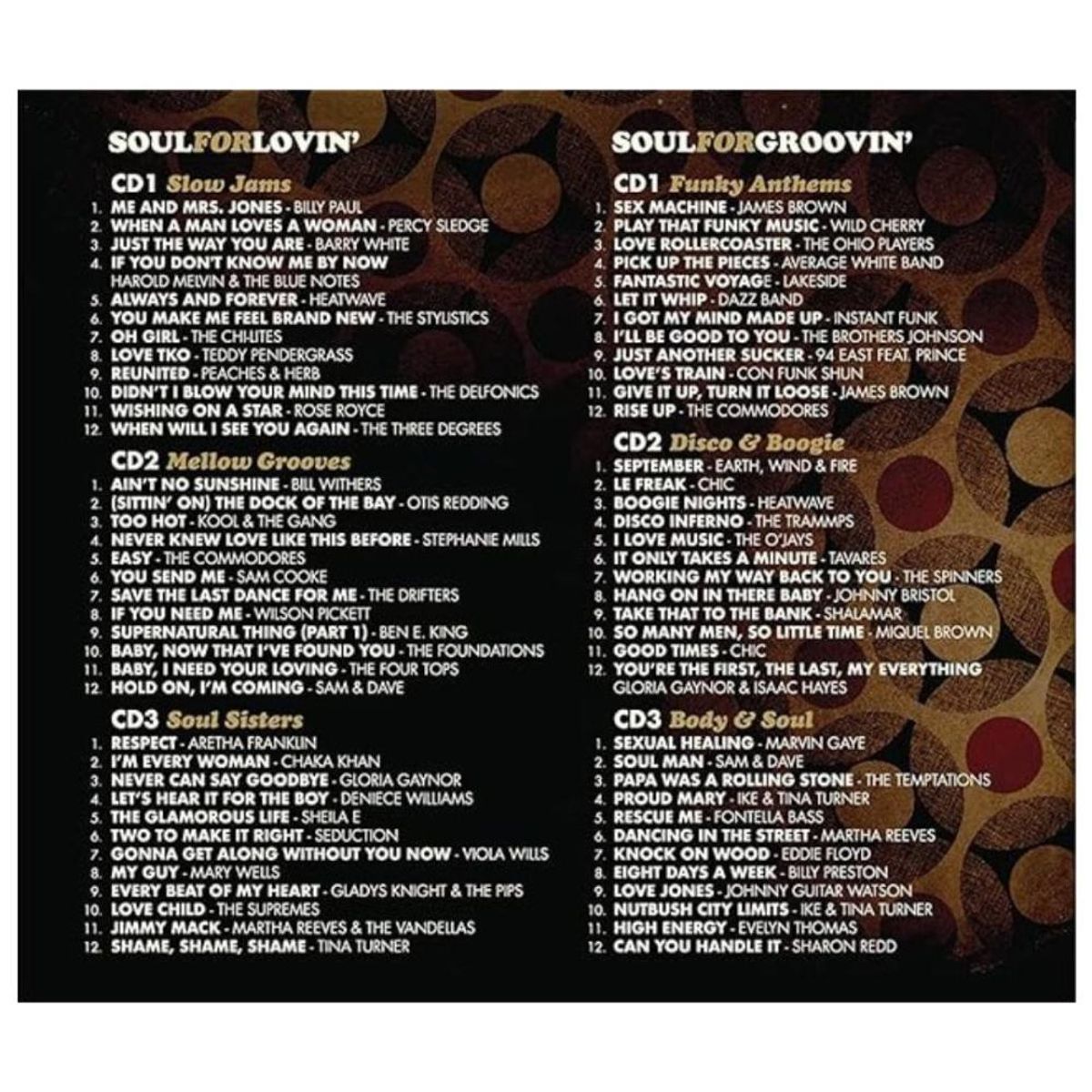 HITWAY MUSIC - SOUL BOX - SOUL HITS BOX SET (6CD) (DELUXE EDITION)