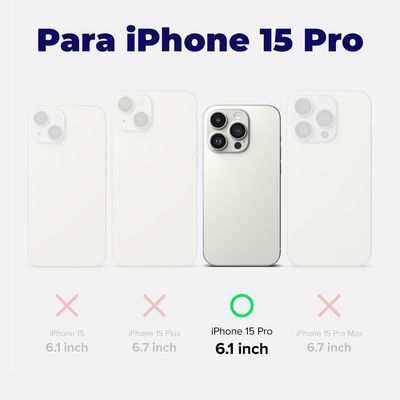 Imagen 2 del producto Carcasa para iPhone 15 Pro Militar Grade Reforzada X