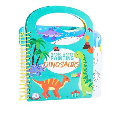 Imagen 2 del producto Libro Mágico Para Colorear Con Agua Reutilizable Dinosaurios