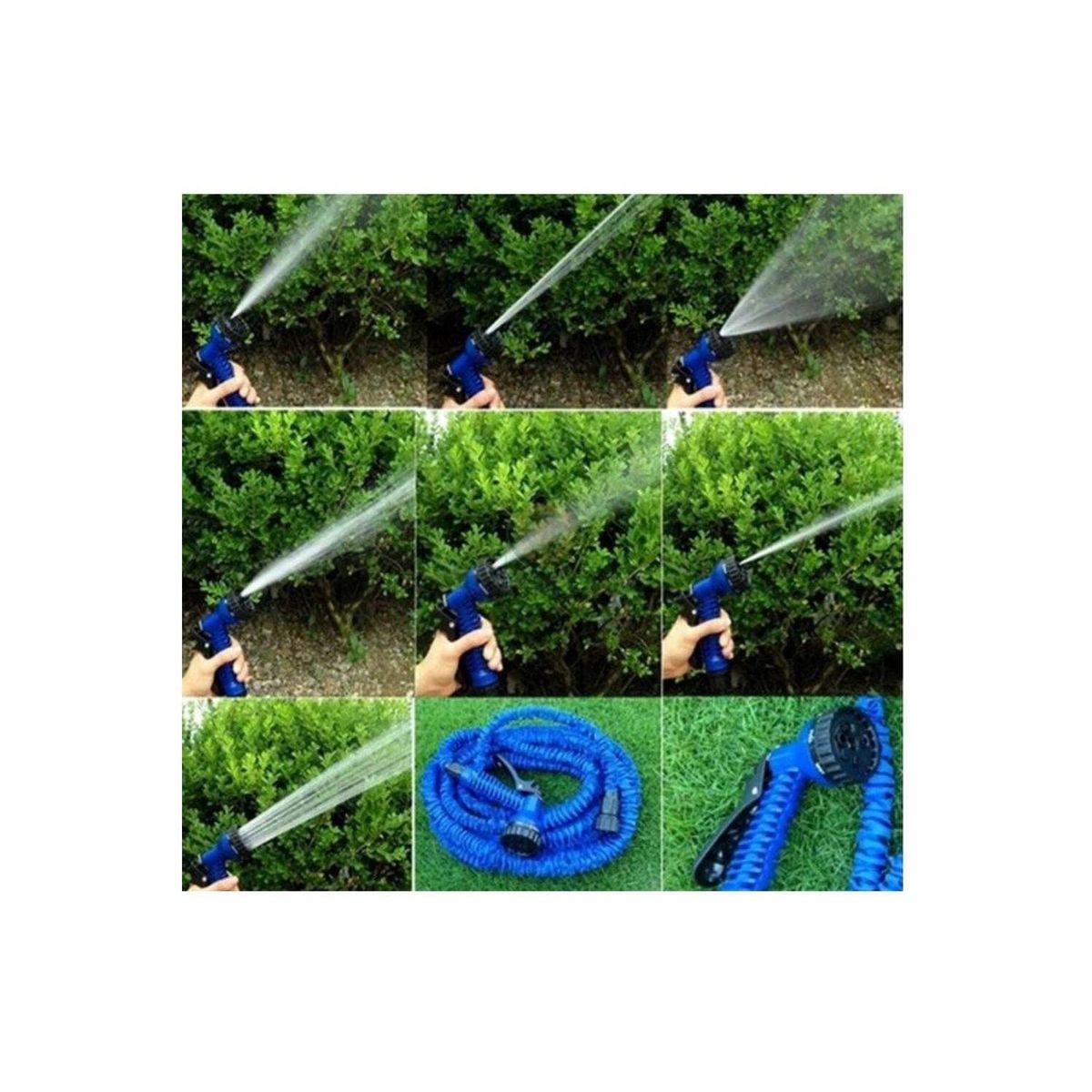 GENERICO - Manguera de Riego Jardín - Expandible Retráctil 30 metros