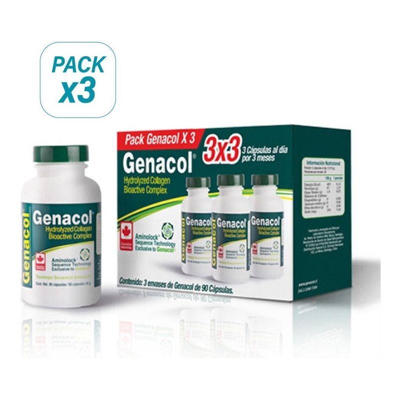NEWSCIENCE - Colágeno Genacol 3 Meses.