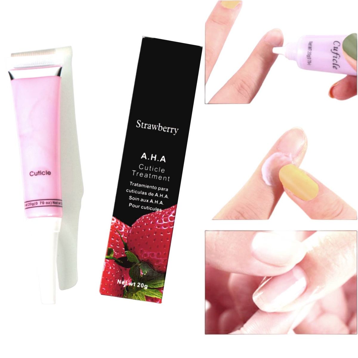 GENERICO - Tratamiento de Cutículas y Uñas Frutilla