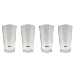 WAYU - SET 4 VASOS VIDRIO