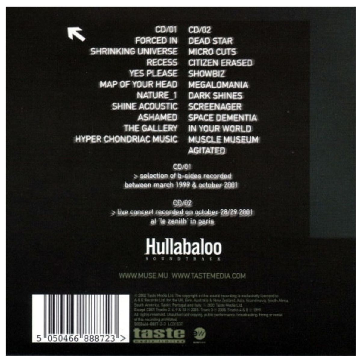 HITWAY MUSIC - MUSE - HULLABALOO 2CD - CD HITWAY MUSIC